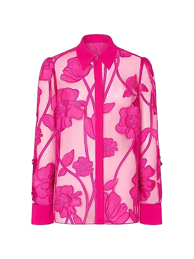 Ashton Grand Fleur Embroidered Top