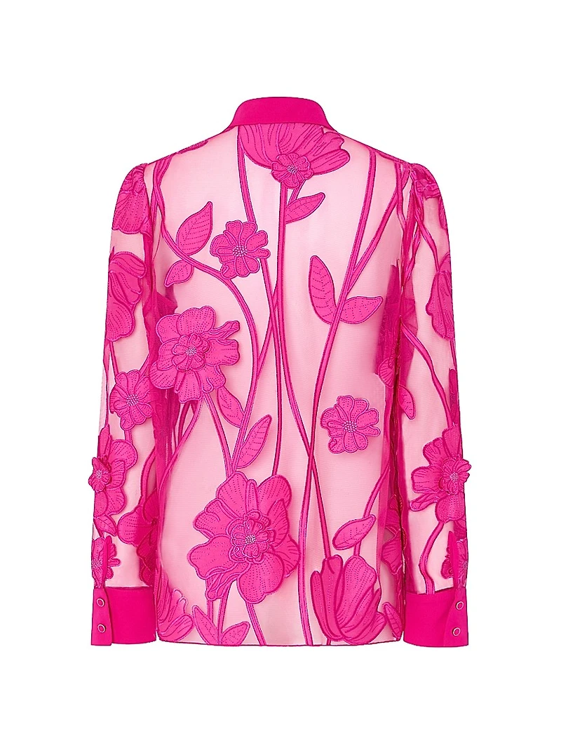Ashton Grand Fleur Embroidered Top
