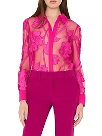Ashton Grand Fleur Embroidered Top