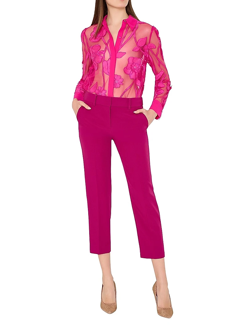 Ashton Grand Fleur Embroidered Top