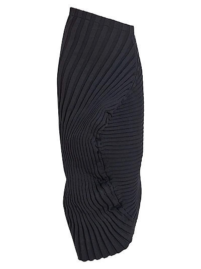 As It Is Pleated Knit Midi-Skirt