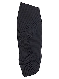 As It Is Pleated Knit Midi-Skirt