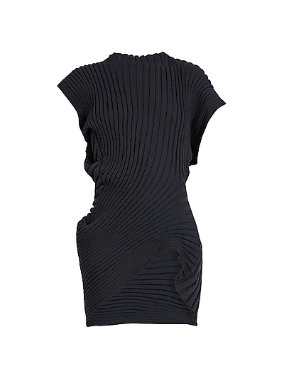 As It Is Pleated Knit Top