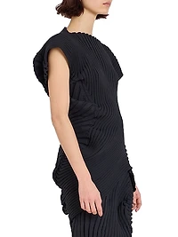 As It Is Pleated Knit Top