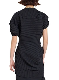 As It Is Pleated Knit Top
