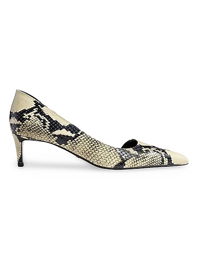 Jett 45MM Snakeskin Leather d'Orsay Pumps