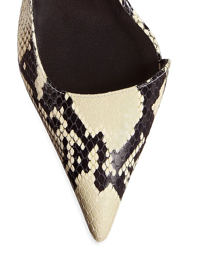 Jett 45MM Snakeskin Leather d'Orsay Pumps