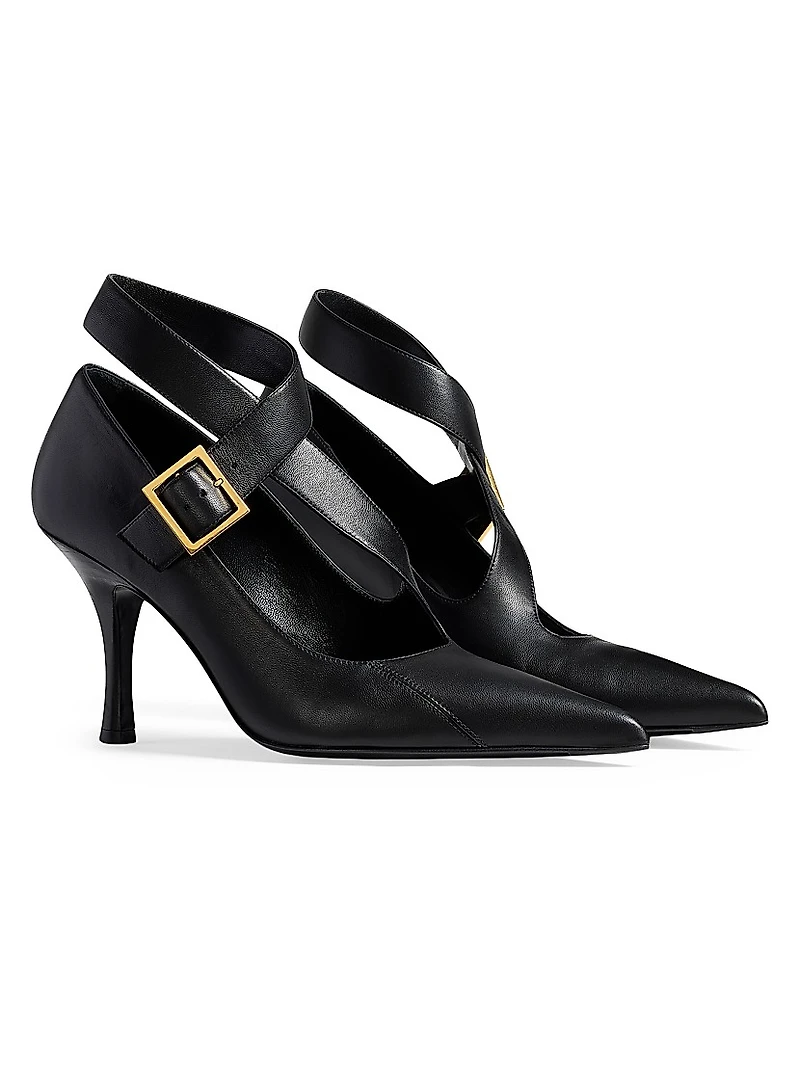 Sloan 85MM Leather Pumps