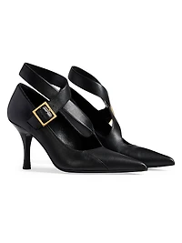 Sloan 85MM Leather Pumps
