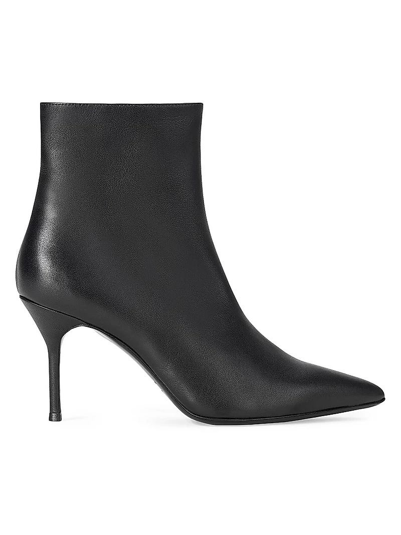 Sebastian 80MM Leather Ankle Boots