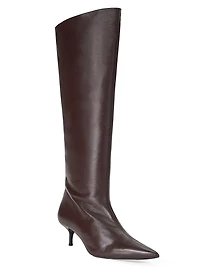 Sebastian 50MM Leather Knee-High Boots