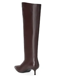 Sebastian 50MM Leather Knee-High Boots