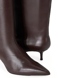 Sebastian 50MM Leather Knee-High Boots