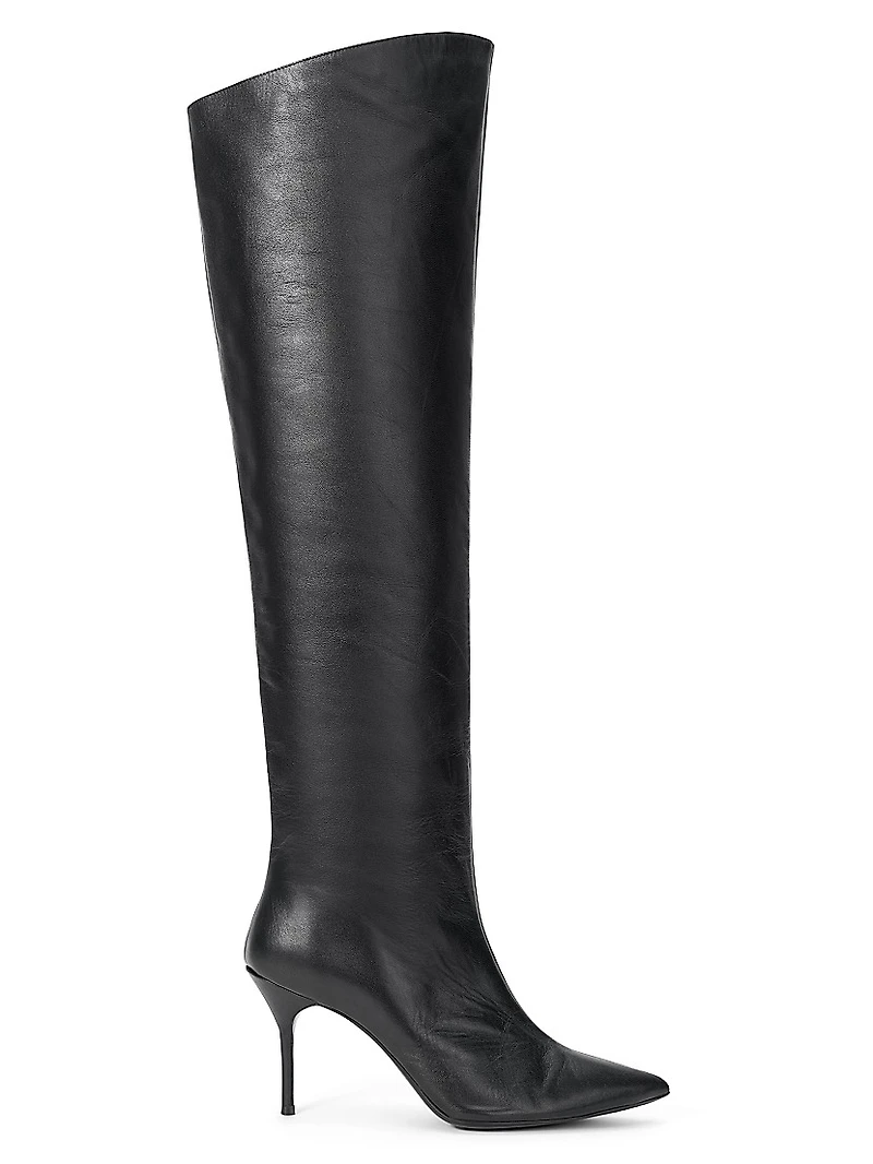 Sebastian 75MM Leather Over-The-Knee Boots