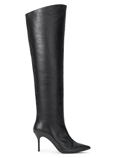 Sebastian 75MM Leather Over-The-Knee Boots