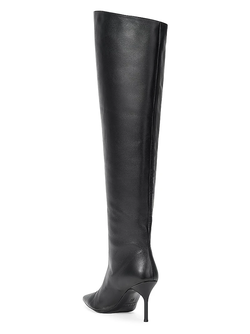 Sebastian 75MM Leather Over-The-Knee Boots