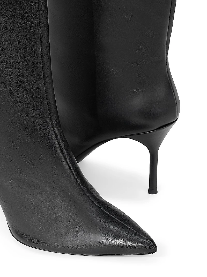 Sebastian 75MM Leather Over-The-Knee Boots
