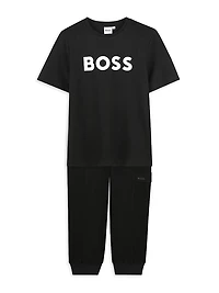 Little Boy's Logo Crewneck T-Shirt