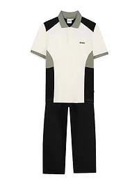 Little Boy's & Pique Polo Shirt