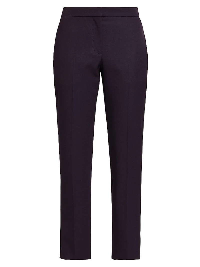 Grain De Poudre Wool Cigarette Trousers
