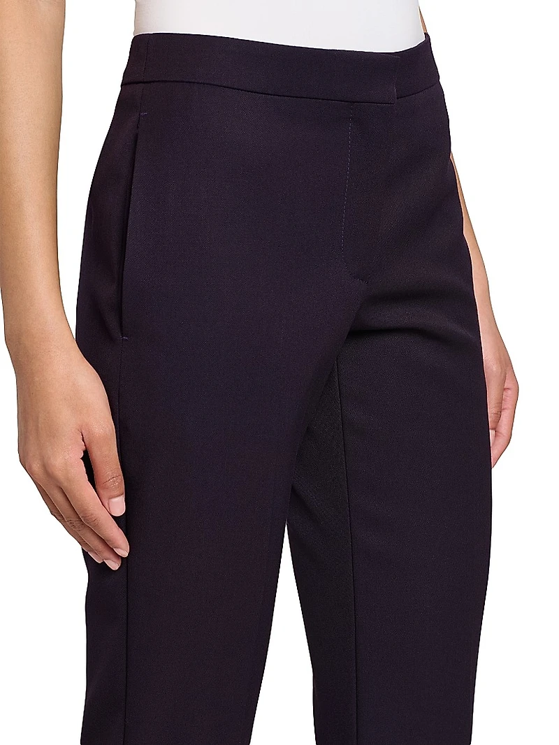 Grain De Poudre Wool Cigarette Trousers