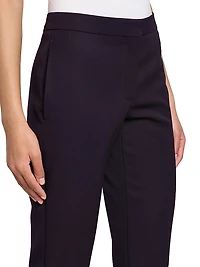 Grain De Poudre Wool Cigarette Trousers
