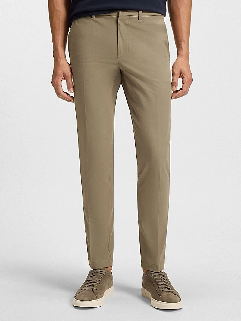 Slim-Fit Pants in a Stretch-Cotton