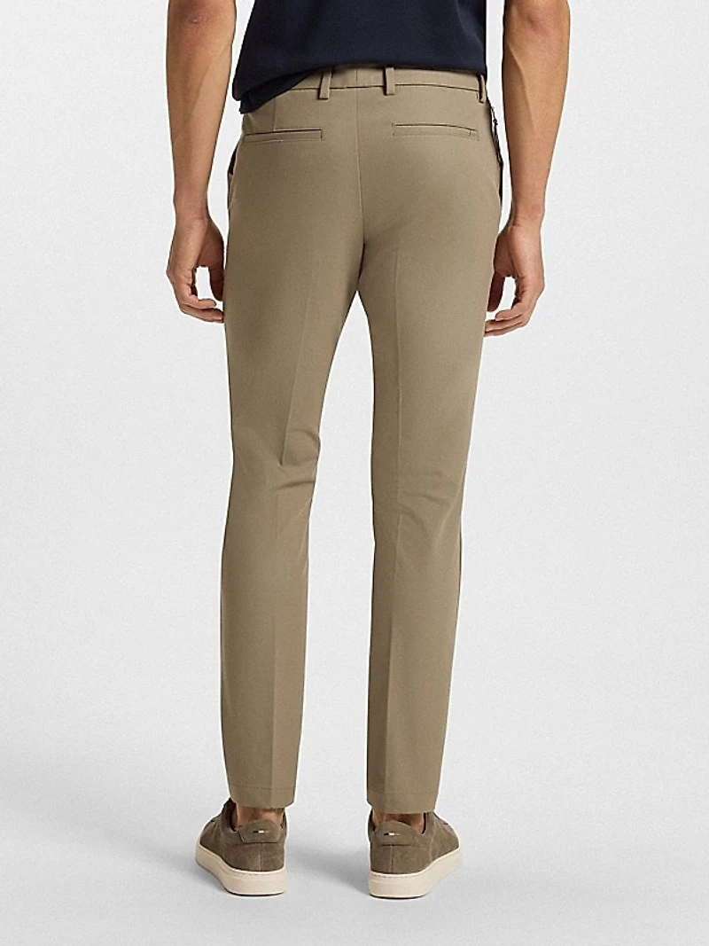 Slim-Fit Pants in a Stretch-Cotton