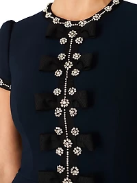 Bisou Crystal-Embellished Midi-Dress