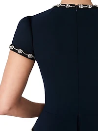 Bisou Crystal-Embellished Midi-Dress