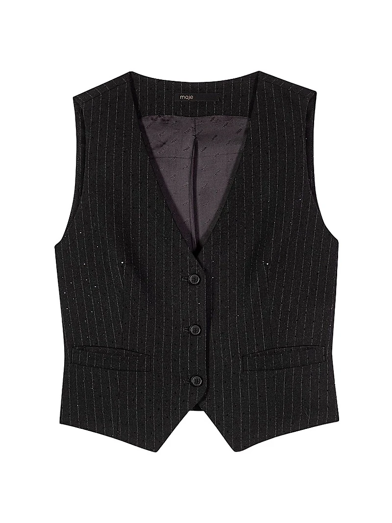 Diamanté Tailored Vest