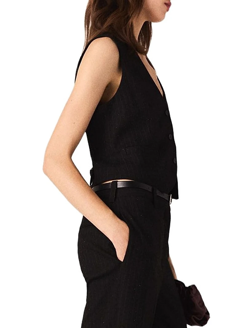 Diamanté Tailored Vest