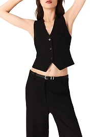 Diamanté Tailored Vest