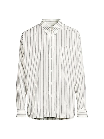 Veterano Striped Cotton Button-Down Shirt