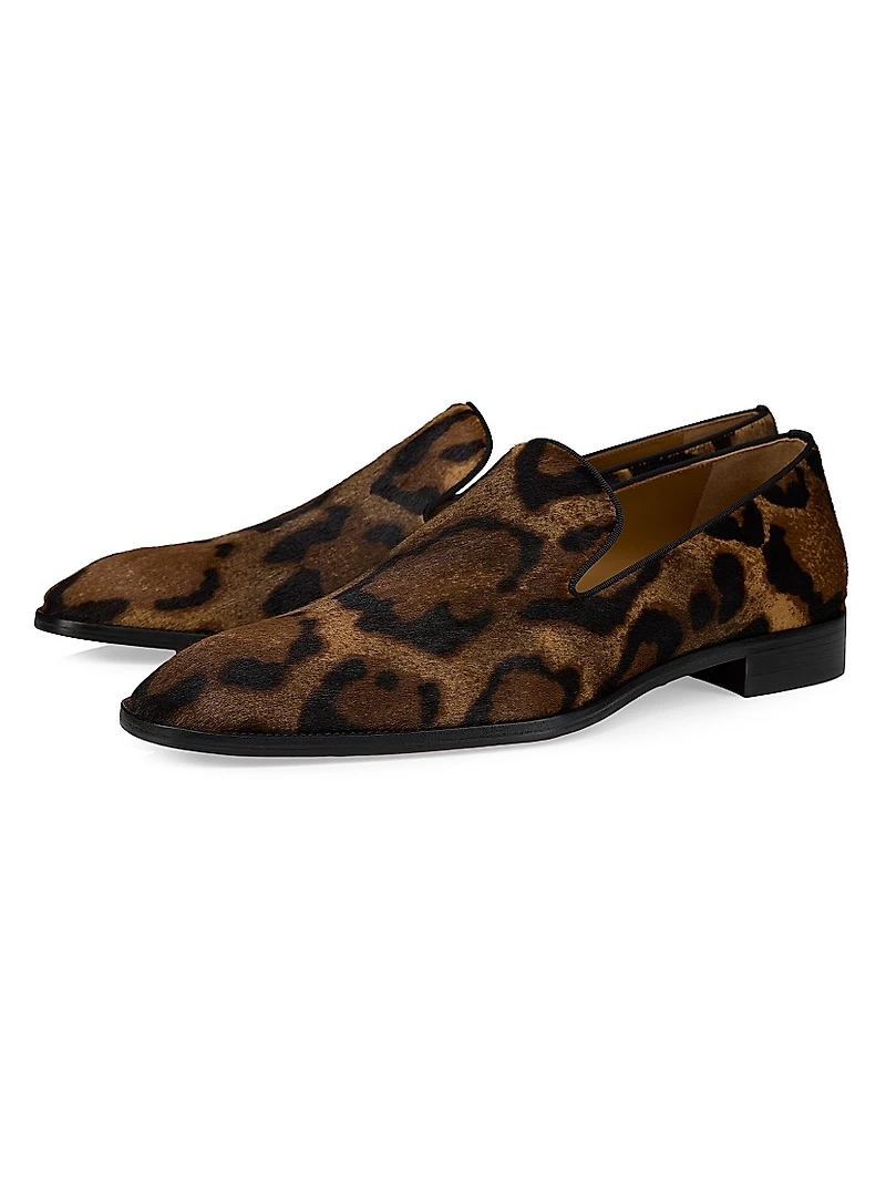 Danny Flex Hairy Calf Leather Loafers