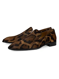 Danny Flex Hairy Calf Leather Loafers