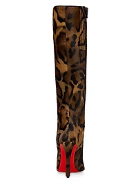 Miss Z Botta 100MM Leather Knee High Boots