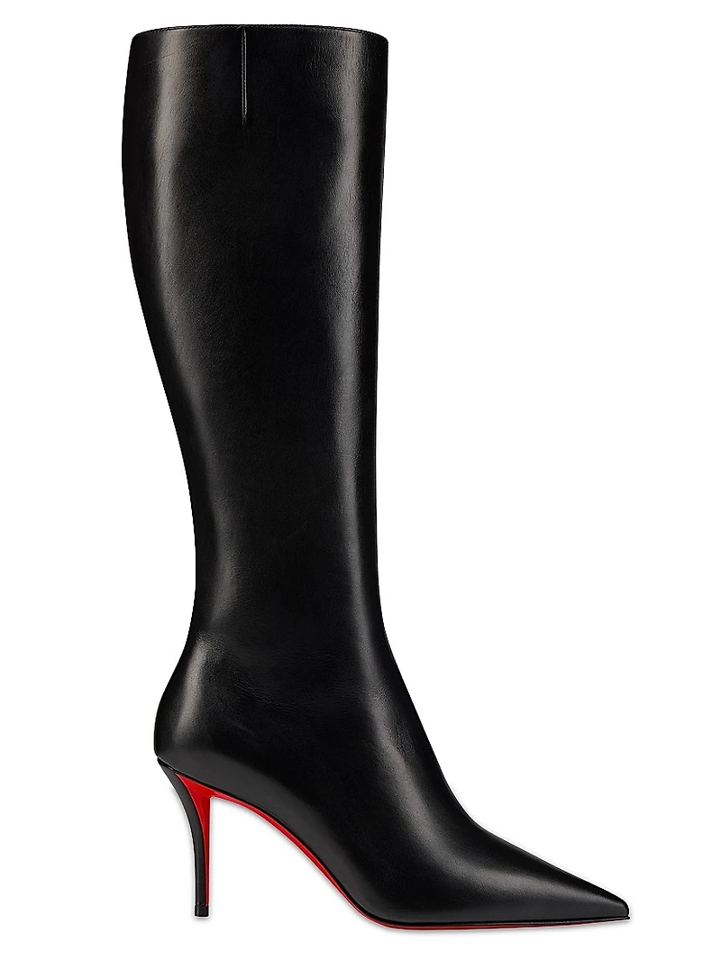 Miss Z Botta 80MM Leather Knee High Boots