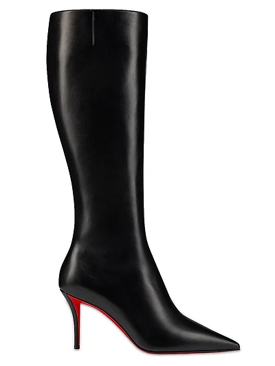 Miss Z Botta 80MM Leather Knee High Boots