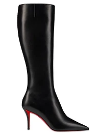 Miss Z Botta 80MM Leather Knee High Boots