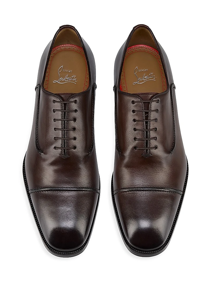 Seriox Leather Oxford Shoes