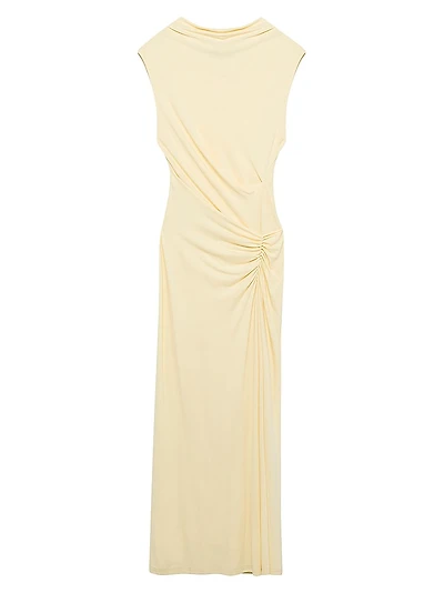 Acacia Ruched Midi-Dress