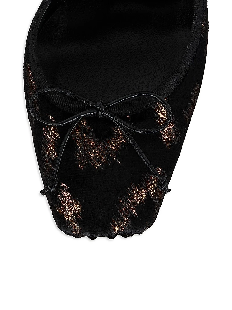Cassia Lace Up 100MM Embroidered Velvet Pumps