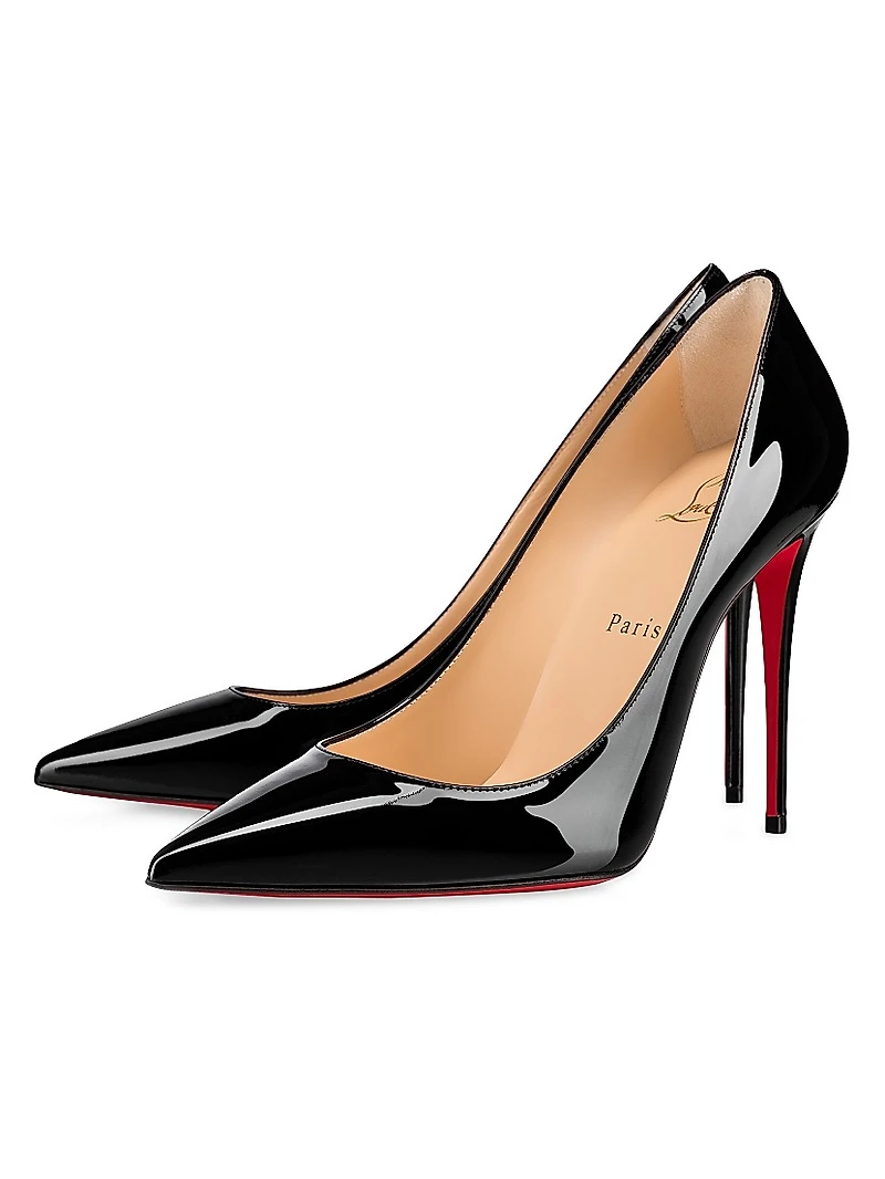 Kate 100MM Patent Leather Pumps