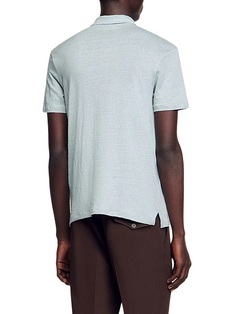Linen Polo Shirt