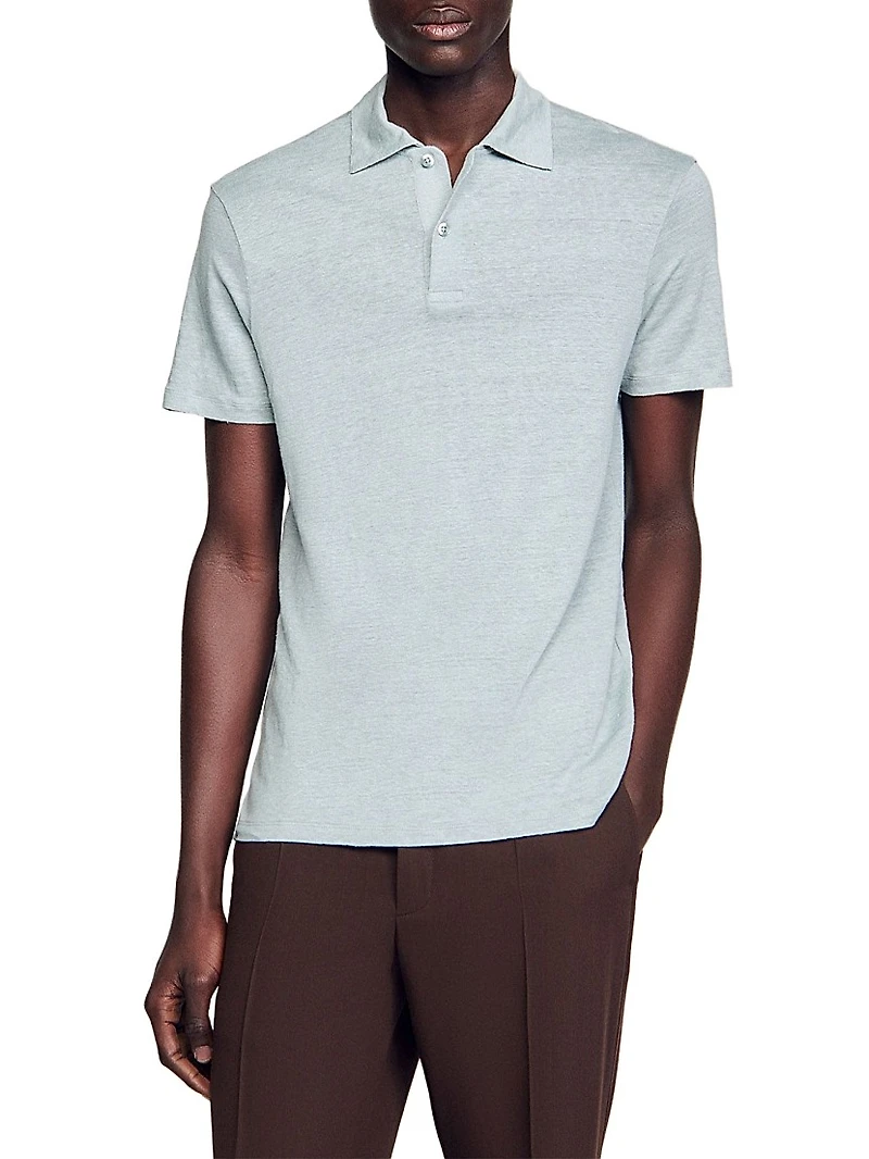 Linen Polo Shirt