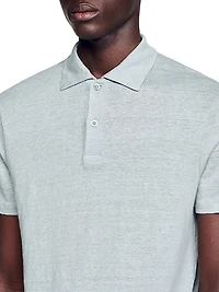 Linen Polo Shirt