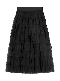 Tulle Midi Skirt