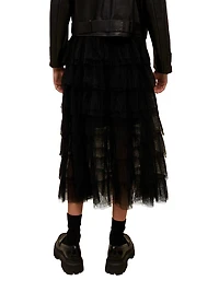 Tulle Midi Skirt