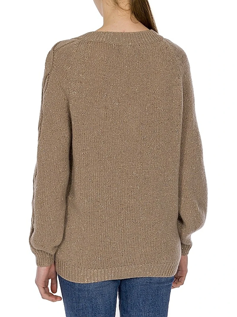 V-Neck Pullover Sweater